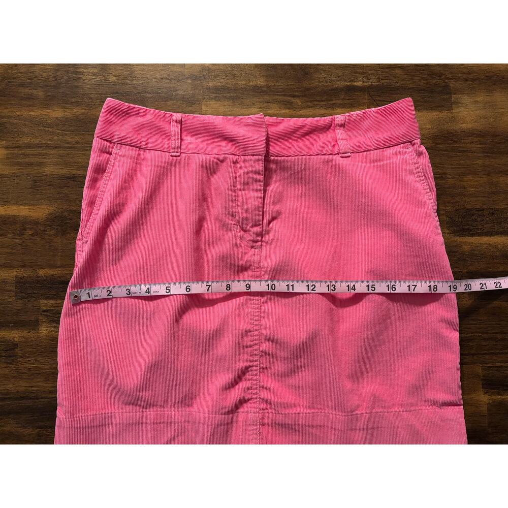 Vineyard Vines Women’s 8 Skirt Mini Corduroy Short 100% Cotton Hot Pink - Picture 7 of 8